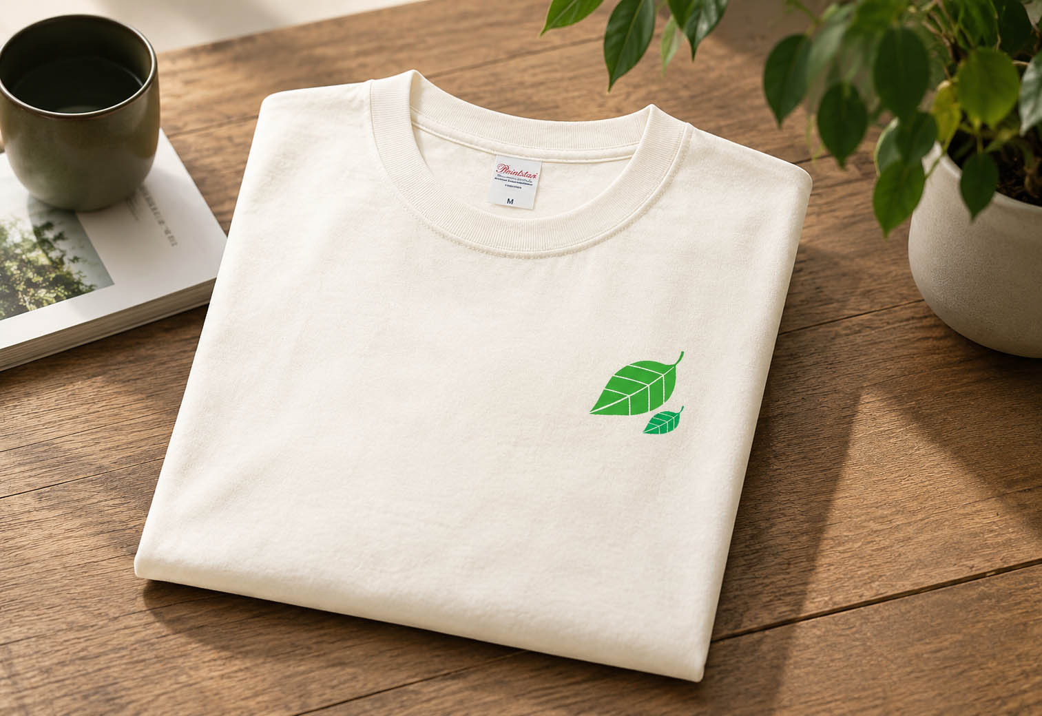 環境にやさしい素材を使ったオリジナルTシャツのイメージ