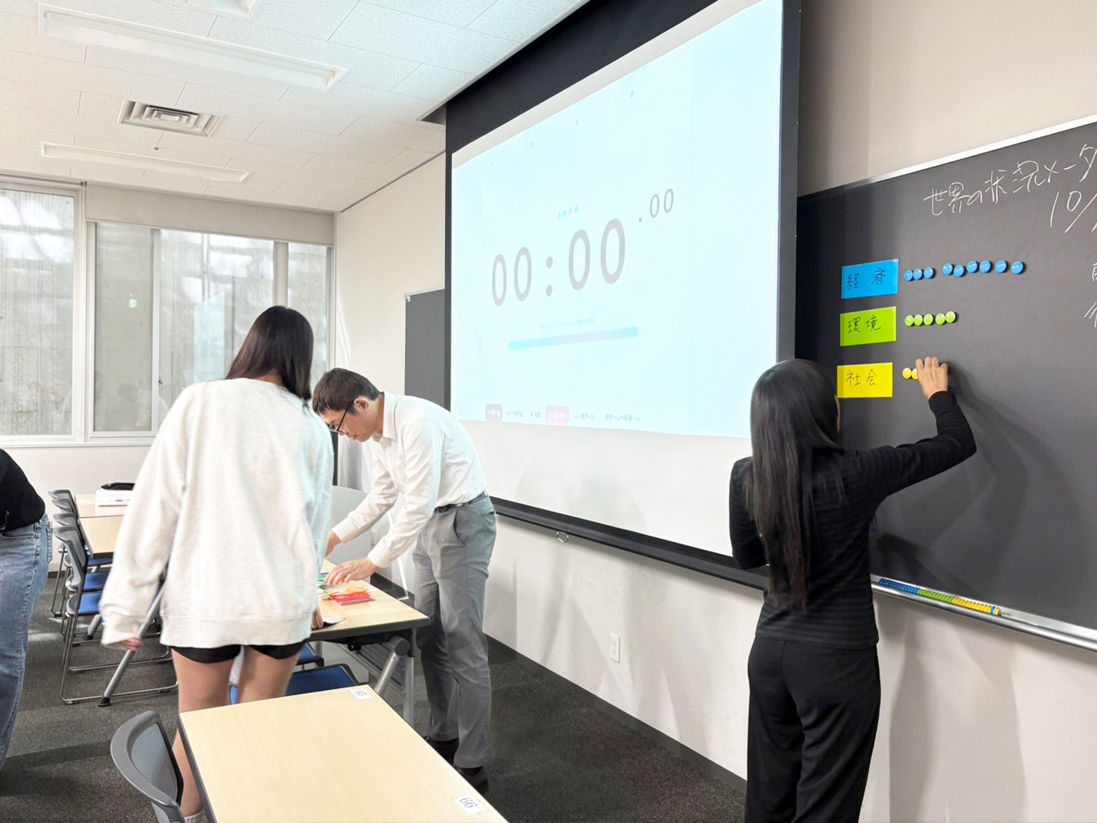 2030 SDGsカードゲーム ゲーム進行の様子