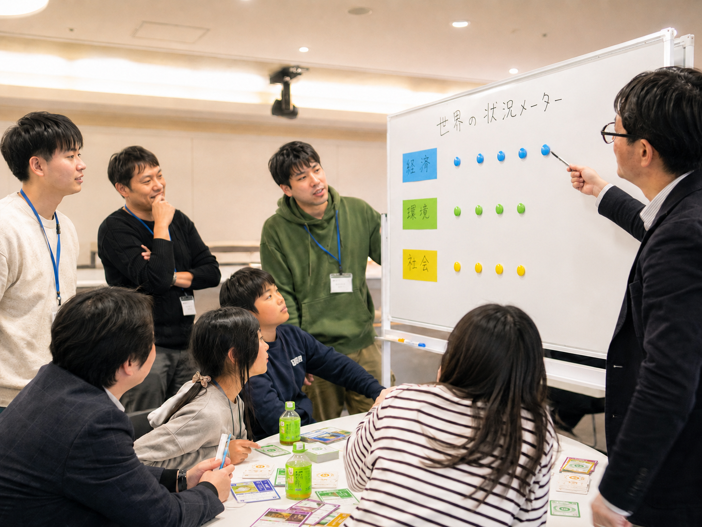 カードゲーム型ワークショップ チームでの作戦づくり